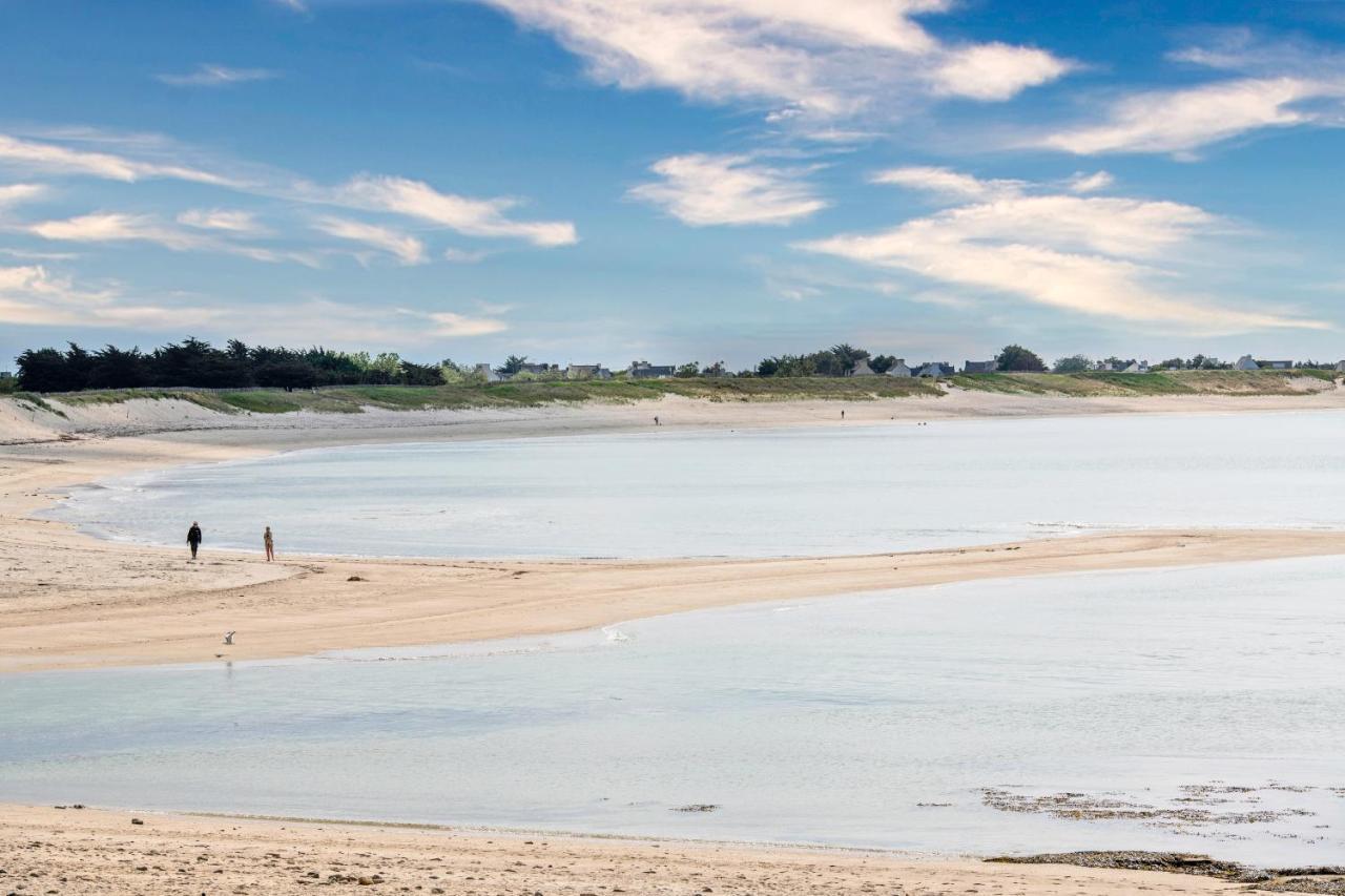 Studio Vue Mer 15M De La Plage Plobannalec Exteriér fotografie